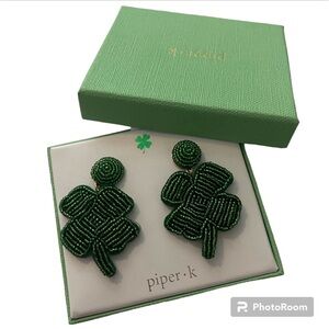 Gorgeous Four Leaf Clover Earrings